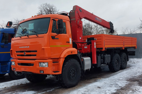 Бортовой автомобиль с КМУ 6591-160191-50 (фото)