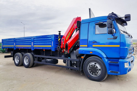 Бортовой автомобиль с КМУ 6590-33553-48 (фото)