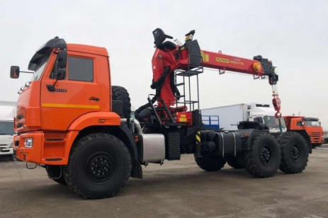 Седельный тягач с КМУ 659102-11727А-48 (фото)