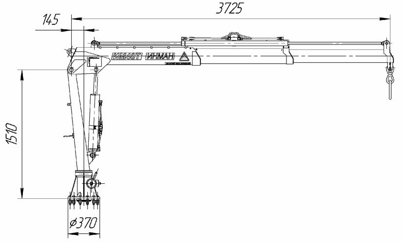 Фото №3: Установка КМУ ИНМАН IM 40T